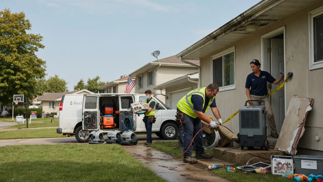 Water Damage Restoration in Tallula, IL near me